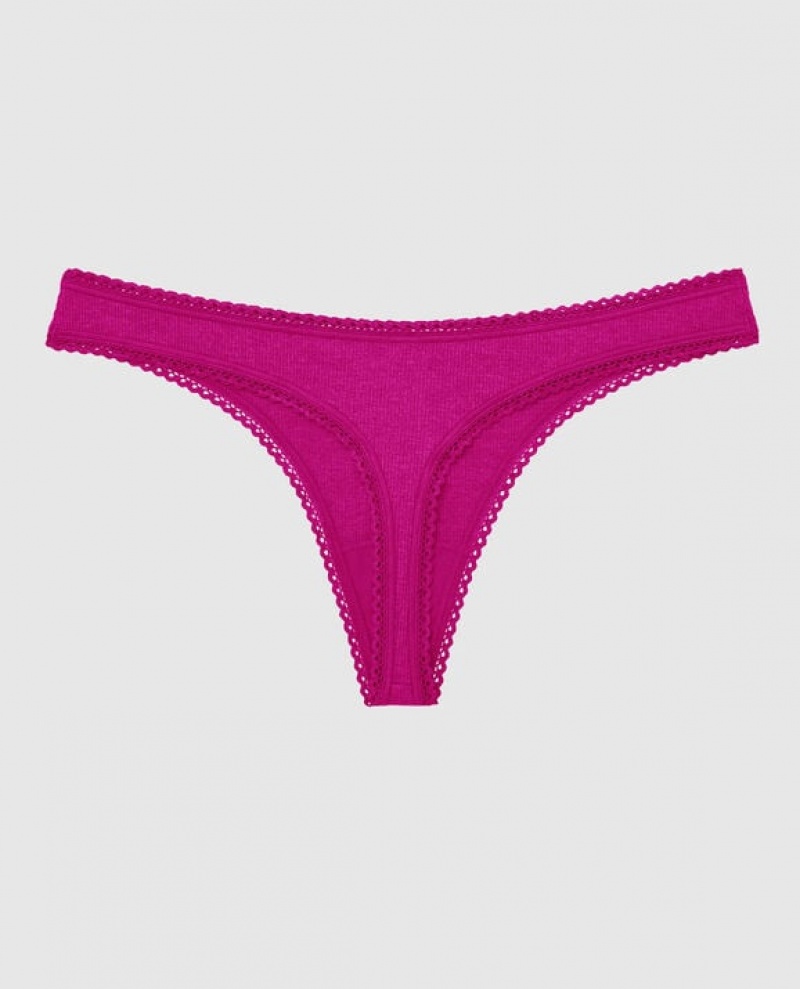 La Senza Thong Panty Women Underwear Pink | 0D0AmvRZ