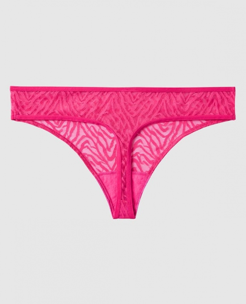 La Senza Thong Panty Women Underwear Pink | 0CbEz8KP