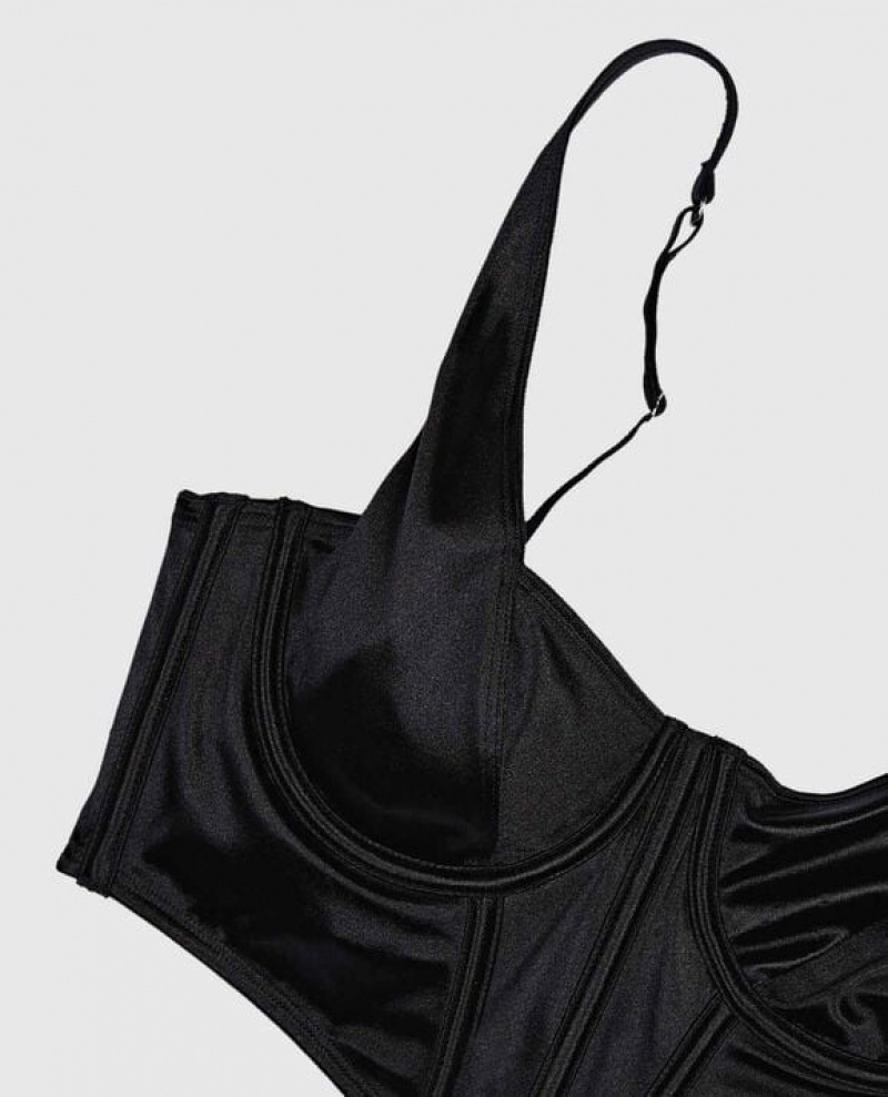 La Senza Unlined Bra Top Women Lingerie Black | u3vmfVNQ