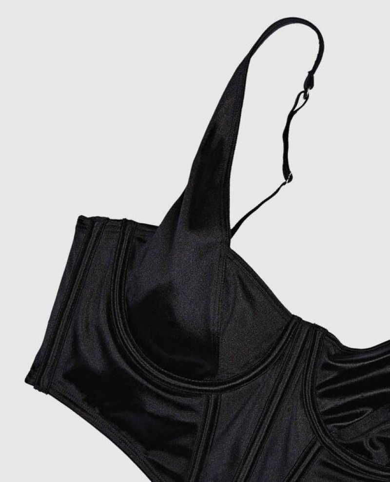 La Senza Unlined Top Women Bras Black | pfDlkH8S